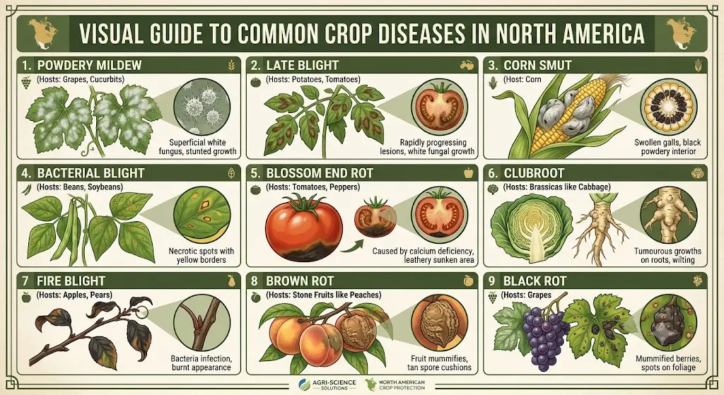 Essential Guide to Common Crop, Vegetable, and Fruit Diseases